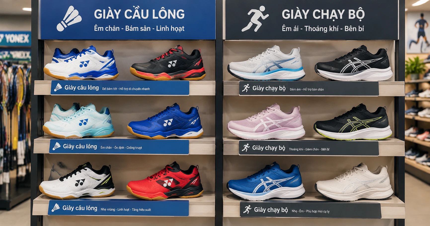 Giày cầu lông khác gì giày chạy bộ: Phân biệt chi tiết và lựa chọn phù hợp - image 3